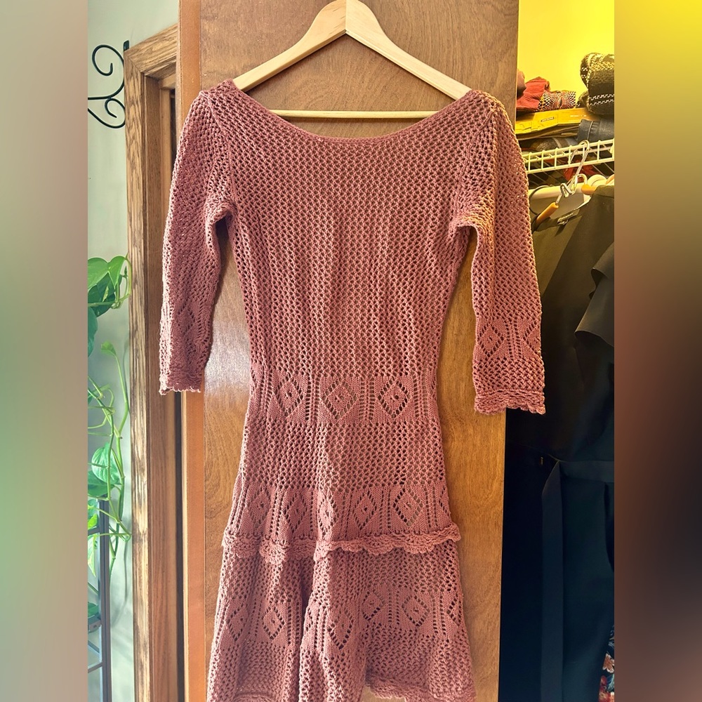 Gorgeous boho crocheted dress